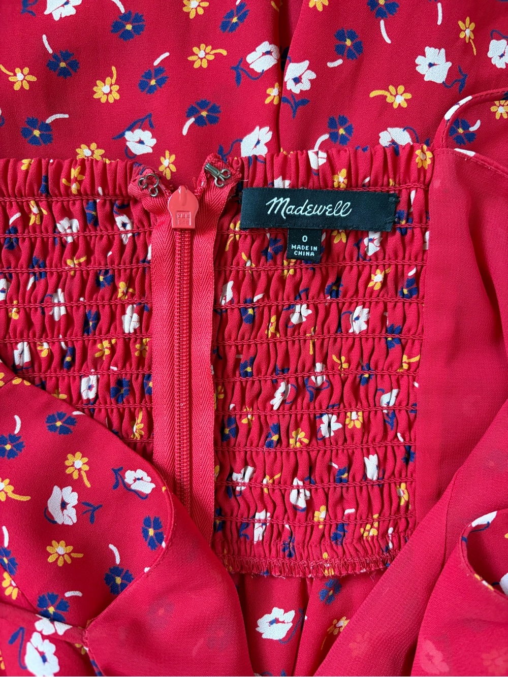 Madewell Ruched Wide-Leg Jumpsuit in Prairie Posies - Picture 12 of 15